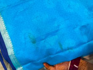 Stunning Blue Silk Saree