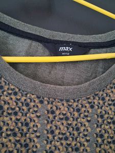 Olive Green Embellished Tee