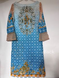 AJIO Boat Neck Printed Kurti Set