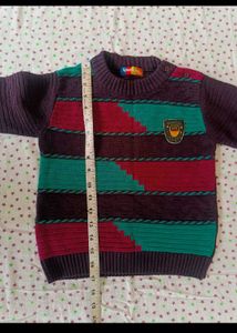 Kids Geometric Pattern Sweater
