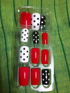 Reusable|Washable Korean NAILS - Set Of 12