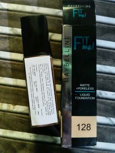 Maybelline Fit Me Matte + Poreless Foundation 128