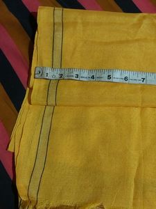 Yellow Handloom Duppatta Lightweight