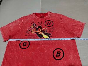 Red Graphic Print T-Shirt