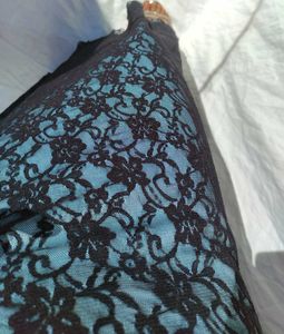 Lace One-Shoulder Maxi Dress