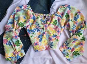 Floral Crop Top