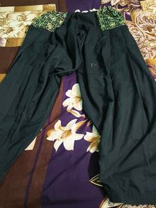 Embellished Black Kurta Set