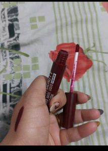 😋💄Matte Finish Maroon Lip Shade