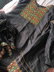 Black Kurta Set