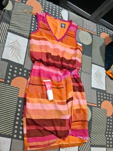 Vince Camuto Striped Sheath Dress and new facewash