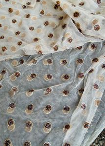 Net Fabric with Dots