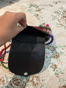 Boho Elephant Embroidered Sling Bag
