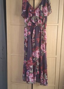 Stella & Julie Floral Midi Dress – Size 12 – Unuse