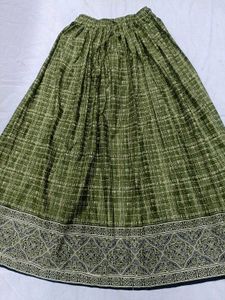Boho Print Maxi Skirt