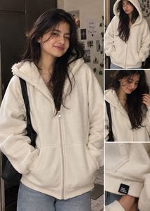 unisex spao korean brand Zip-Up Hoodie