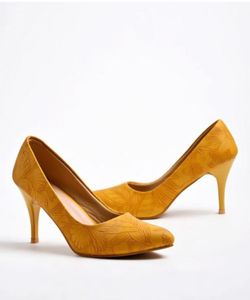 Yellow Stiletto Heels
