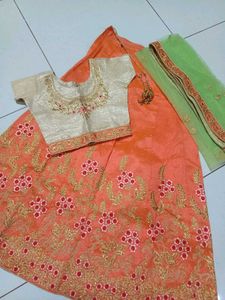 Stunning Embroidered Lehenga Choli Set
