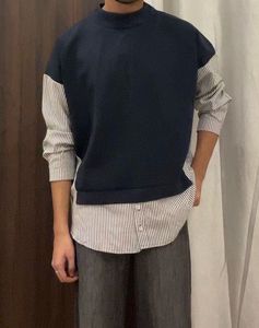 Stylish Layered Look Sweatshirt