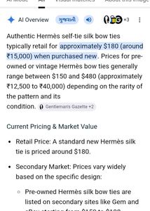 HERMES Bow Tie