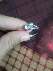 Elegant Solitaire Ring with Accent Stones