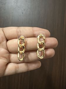 Chunky Chain Link Drop Earrings