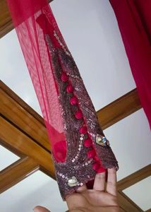 Elegant Rose Ethnic Gown