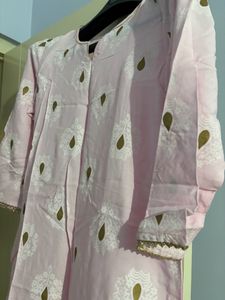 Pastel Pink Kurti In Size M