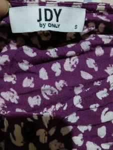 Animal Print Button-Down crop top
