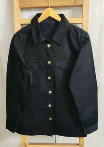 Embroidered Black Jacket size-40
