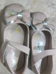 Girls Footwear Kids 4-6 Years Size 30 Pink Party Wear