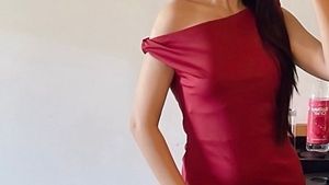 Elegant Red Evening Dress