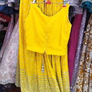 Stunning Yellow Lehenga Choli