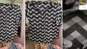 COMBO Stylish Striped &amp; Chevron Tops