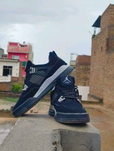 🐈BLACK CAT JORDAN RETRO 4 Shoes