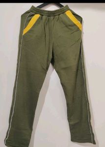 Y2K Grunge Green Flare Track Pants