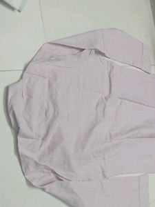 Men's Pink Textured Shirt