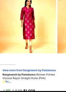 Rangmanch Kurti Modified