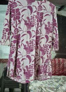 Charming Floral Print Kurta