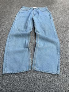 Light Wash Wide Leg Jeans
