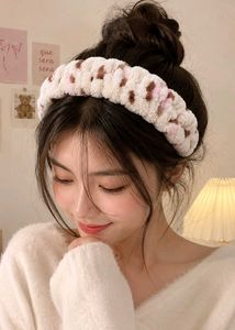 Fluffy Leopard Print Headband