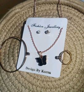 Chic Butterfly Jewelry Set