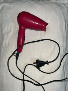 Compact Pink Hair Dryer