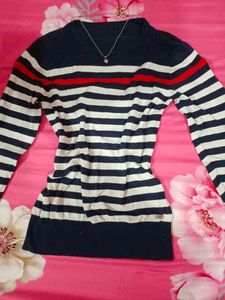 Striped Long Sleeve Sweater