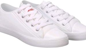 white sneakers shoes