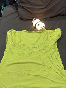 Lime Green Basic T-Shirt