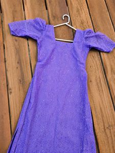Sparkly Purple Ethnic kurti