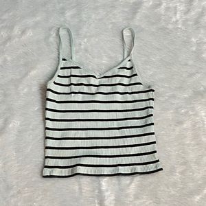 Striped Ribbed Tank Top