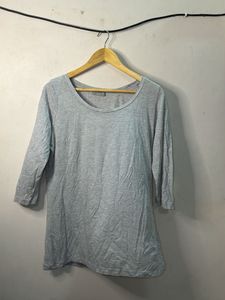 Striped 3/4 Sleeve Casual Top