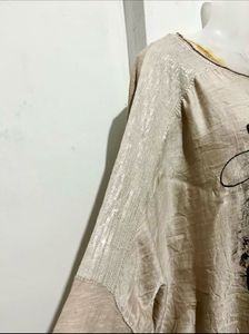 Unique Graphic Print Long Sleeve Top