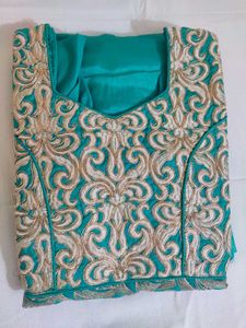🧕💃👰Embroidered Teal Kurta Set